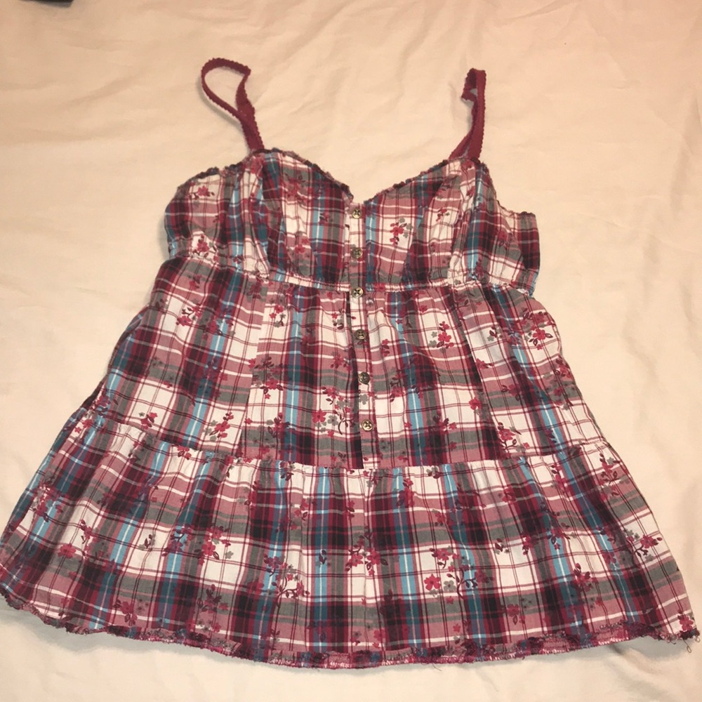 Plaid Tank Top
